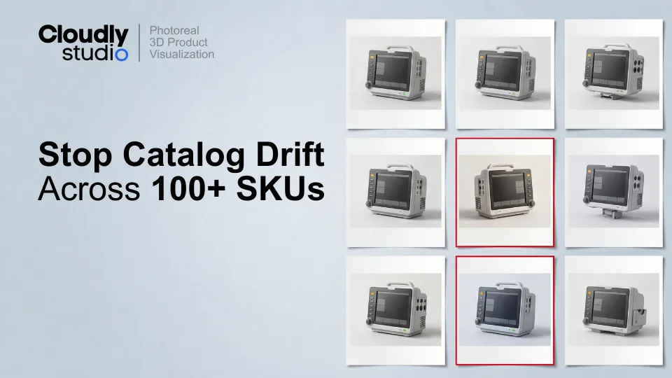 100+ SKUs Visually Consistent - 3D Product Visualization at Catalog Scale